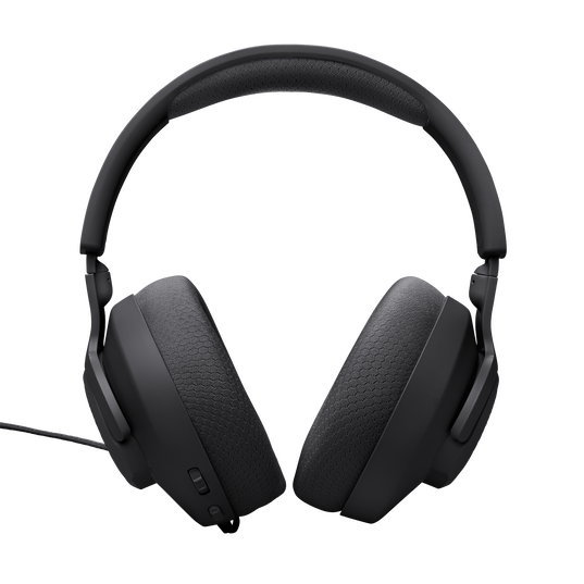 JBL Quantum 100M2 - Black - Wired over-ear gaming headset with detachable mic and mute option - Back